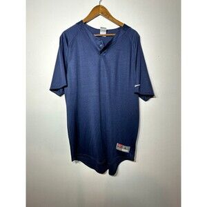 Nike 2 button baseball jersey size large mens